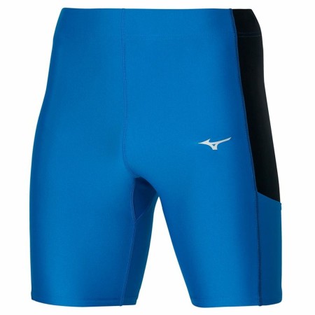 Leggings de sport pour homme Mizuno Impulse Core Mid Bleu