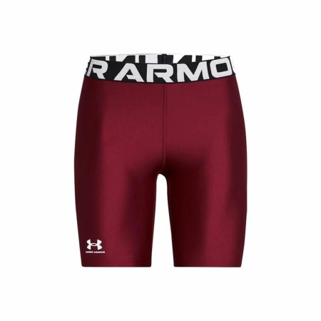 Leggings de sport pour homme Under Armour Hg 8In Bordeaux Rouge carmin