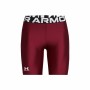 Leggings de sport pour homme Under Armour Hg 8In Bordeaux Rouge carmin