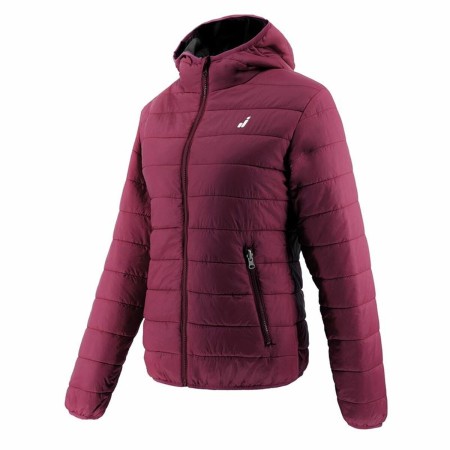 Veste de Sport pour Femme Joluvi Shure Hood Rouge carmin