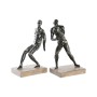 porte-livre DKD Home Decor Bois Résine Homme (30,5 x 11 x 26 cm)