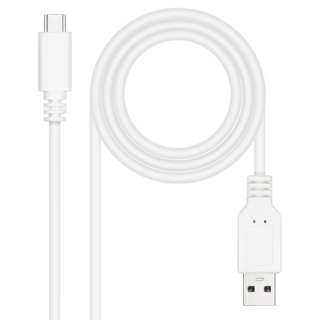 Câble USB 2.0 NANOCABLE Blanc 3 m