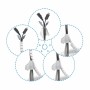 Organisateur de Câbles Aisens A151-0918 Blanc