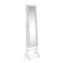 Espejo de pared Versa Blanco Espejo Madera MDF 35 x 153 x 35,2 cm Joyero de Pie