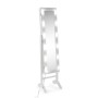 Espejo de pared Versa Blanco Espejo Madera MDF 35 x 153 x 35,2 cm Joyero de Pie
