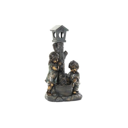 Fontaine de jardin DKD Home Decor Bronze Résine Enfant (45 cm)