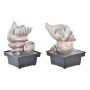 Fontaine de jardin DKD Home Decor Résine Oriental (2 Unités) (13 x 13 x 19 cm)