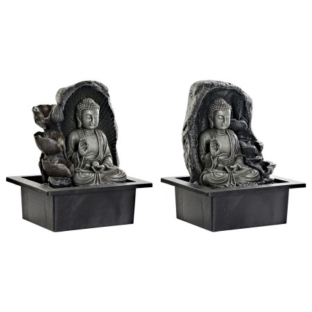 Fontaine de jardin DKD Home Decor Buda Résine Oriental (21 x 17,5 x 25 cm) (2 Unités)