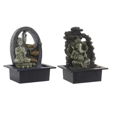 Fontaine de jardin DKD Home Decor Buda Résine Oriental (25 x 20 x 32 cm) (2 Unités)