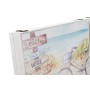 Couvercle DKD Home Decor Plage Compteur 46,5 x 6 x 31,5 cm 2 Unités Bois MDF