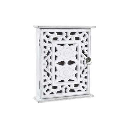 Armoire à clés DKD Home Decor MDF Blanc (22 x 6 x 26 cm)