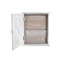 Armoire à clés DKD Home Decor MDF Blanc (22 x 6 x 26 cm)