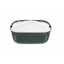 Fuente para Mascotas Trixie Polygon Blanco Gris Silicona Melamina 2,5 L 28 x 11 x 22 cm