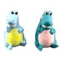 Tirelire DKD Home Decor Crocodile (12 x 8 x 13,5 cm) (2 Unités)