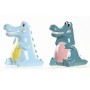 Tirelire DKD Home Decor Crocodile (12 x 8 x 13,5 cm) (2 Unités)