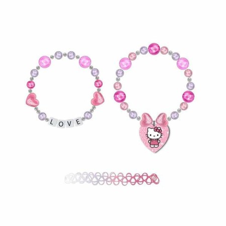 Barcelet Fille Hello Kitty Fuchsia 3 Pièces