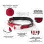 Collier pour Chien Dog Gone Smart Rouge 20 Lumière