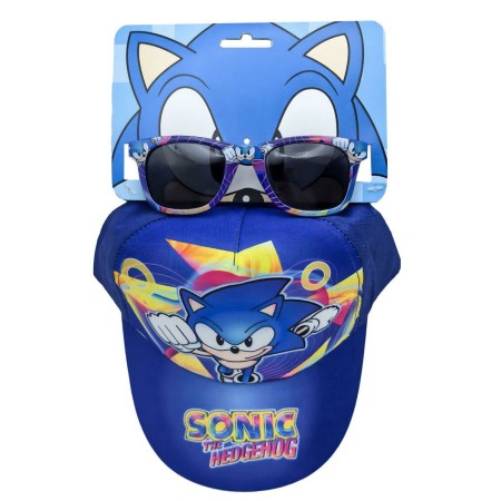 Casquette enfant Sonic Bleu Lunettes de soleil (53 cm)