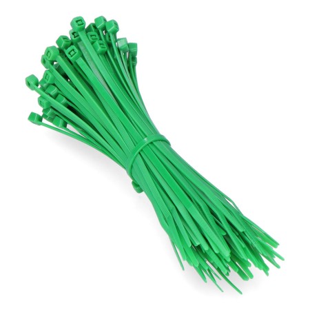 Bridas Nailon Fischer Verde 28 cm (100 Unidades)