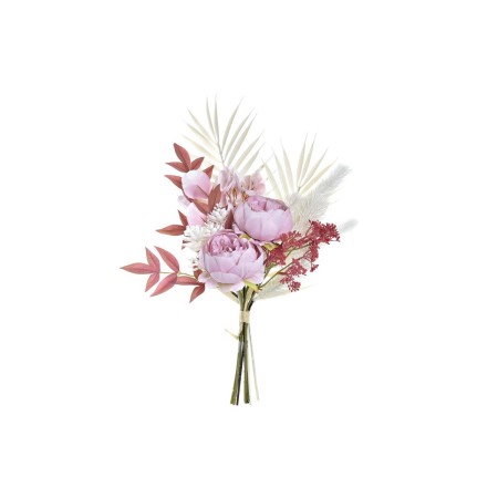 Branche DKD Home Decor Blanc Rose clair PE (28 x 13 x 46 cm)