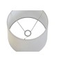 Pantalla de Lámpara Home ESPRIT Beige Lino Metal 40 x 40 x 25 cm (2 Unidades)