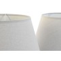 Écran de lampe Home ESPRIT Beige Lin Métal 40 x 40 x 25 cm (2 Unités)