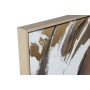 Cadre Home ESPRIT Blanc Marron Doré Colonial Africaine (2 Unités)