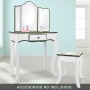 Tocador Con Banqueta Colorbaby Juguete Blanco Infantil 61 x 29 x 100 cm