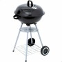 Barbacoa de Carbón con Ruedas Aktive 46 cm Redonda Negro Con Tapa