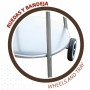 Barbacoa de Carbón con Ruedas Aktive 51 x 51 x 82 cm Negro