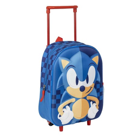 Cartable 3D avec roulettes Sonic