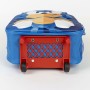 Mochila Escolar 3D con Ruedas Sonic