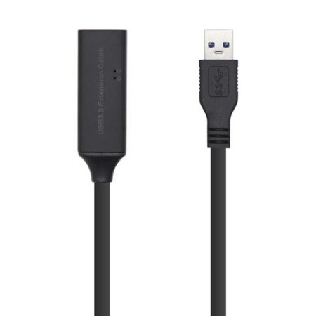Adaptador USB Aisens A105-0408 Negro 10 m USB 3.0