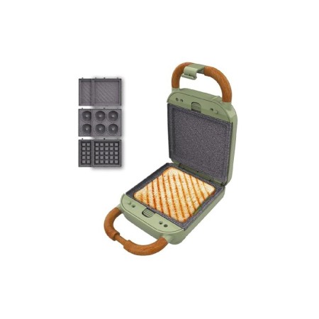 Sandwichera Cecotec Rock'nToast Retro One 600 W 700 W Verde