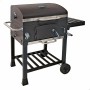 Barbecue à Charbon avec Couvercle et Roulettes Aktive 102 x 65 x 104 cm