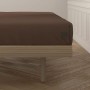 Sábana Bajera Ajustable Happy Home Marrón Cama de 120