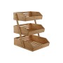 Frutero Home ESPRIT Natural Bambú 30 x 33 x 41 cm