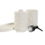 Ensemble de Bain Home ESPRIT Blanc ABS Dolomite 17,5 x 9,5 x 18 cm 3 Pièces