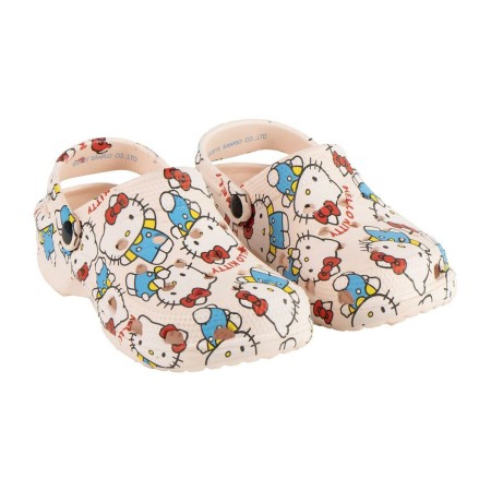 Zuecos de Playa Hello Kitty Rosa