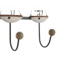 Perchero de Pared Home ESPRIT Blanco Metal Madera de Paulonia Veleros 39 x 10 x 26,5 cm