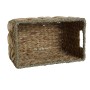 Juego de Cestas Home ESPRIT Natural Hierba marina Fibra natural Boho (3 Piezas)
