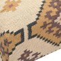 Reposapiés Home ESPRIT Beige Mostaza 80 x 80 x 44 cm