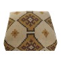 Reposapiés Home ESPRIT Beige Mostaza 80 x 80 x 44 cm