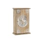 Armoire à clés Home ESPRIT Blanc Naturel 18 x 7,5 x 28 cm