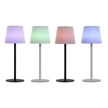 Lampe solaire Home ESPRIT Blanc Noir 15 x 15 x 40 cm