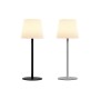 Lampe solaire Home ESPRIT Blanc Noir 15 x 15 x 40 cm