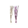 Branche DKD Home Decor Rose Lila Blanc Fleur séchée (30 x 30 x 100 cm) (2 Unités)