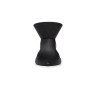 Comedero para Perro United Pets Up Elisabeth Negro Acero Inoxidable Polietileno 1 L