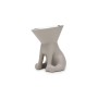 Comedero para Perro United Pets Up Elisabeth Gris Acero Inoxidable Polietileno 1 L