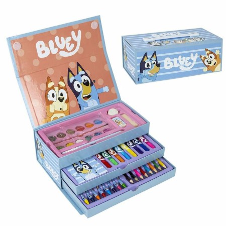 Boîte à Peinture Bluey Bleu Porte documents